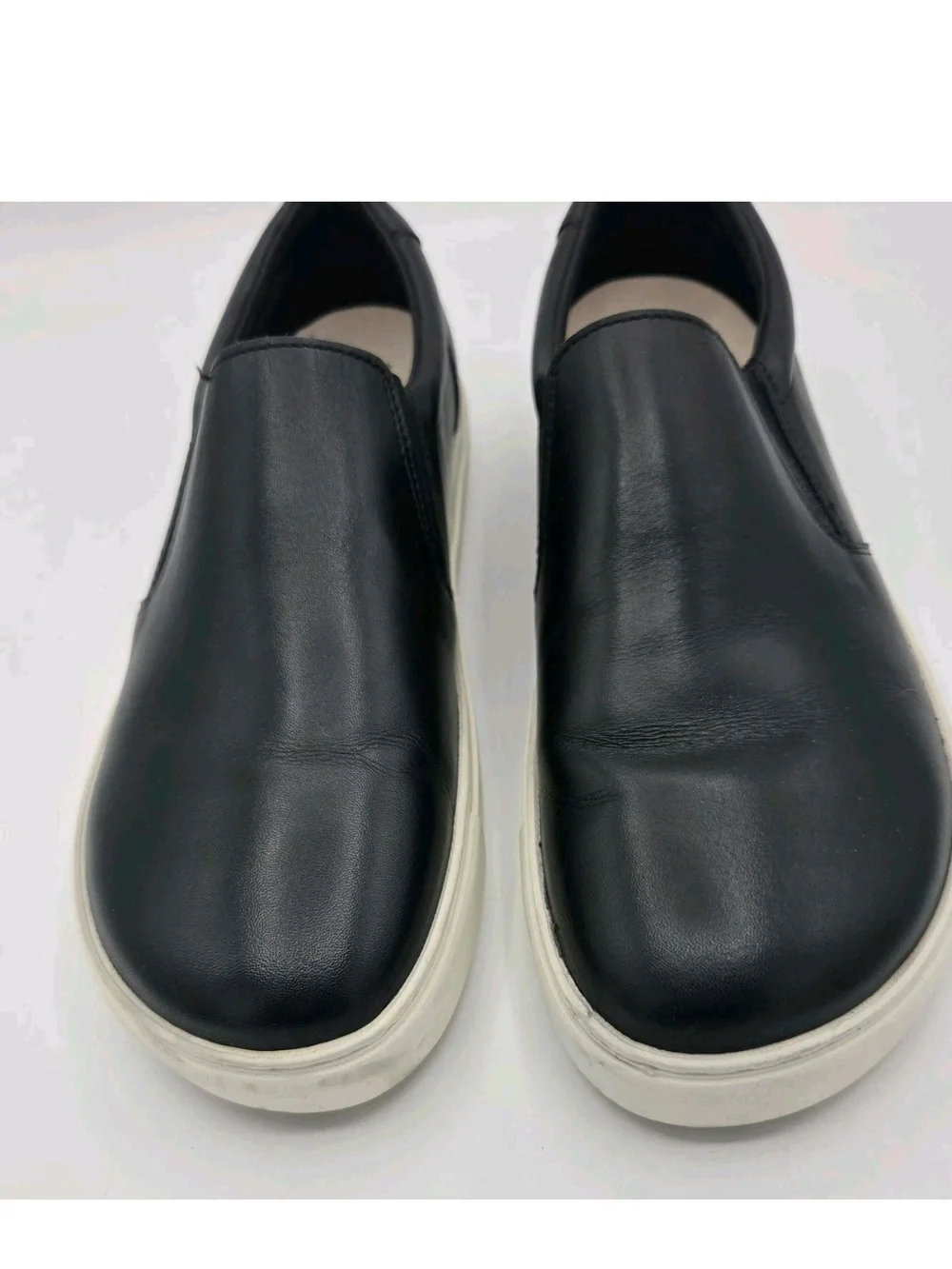 RARE Birkenstock Oswego Sz 39 W US 8-8.5 Black Leather Slip On Sneakers